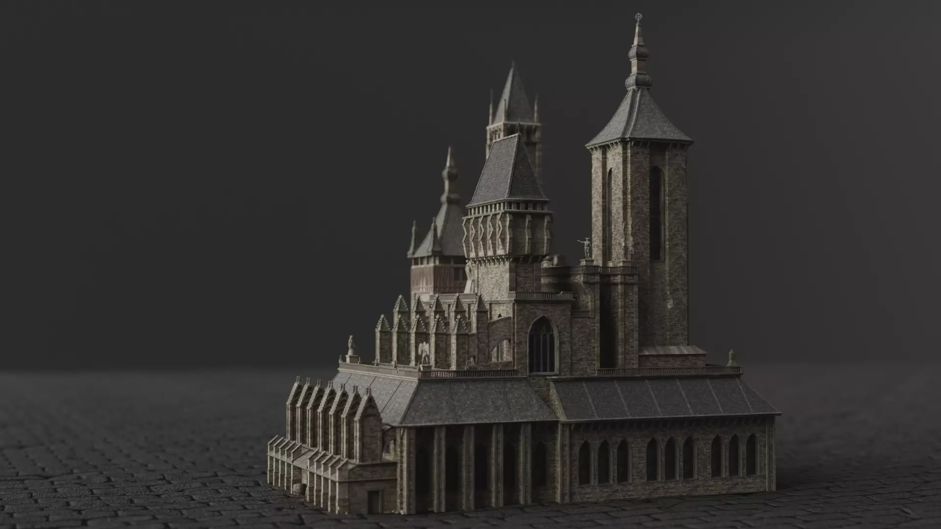 Dark Fantasy House LG H 3D model_0