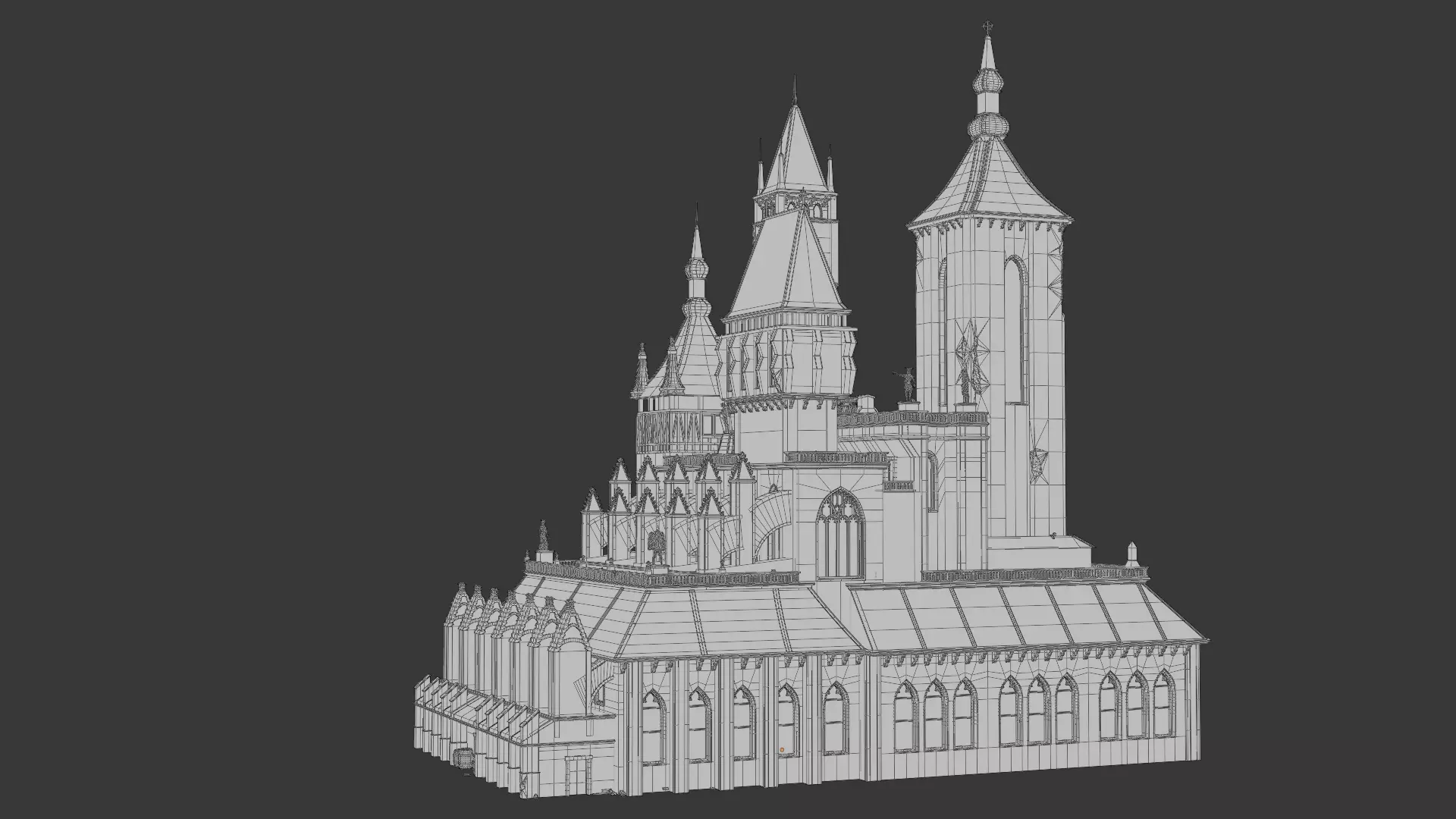 Dark Fantasy House LG H 3D model_1