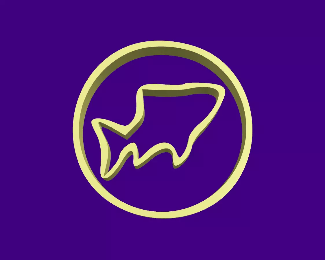 Fish Cookie Cutter 3D model_3