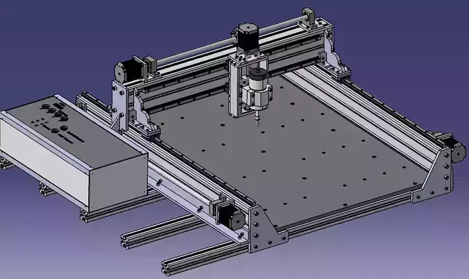 Three-axis engraving machine