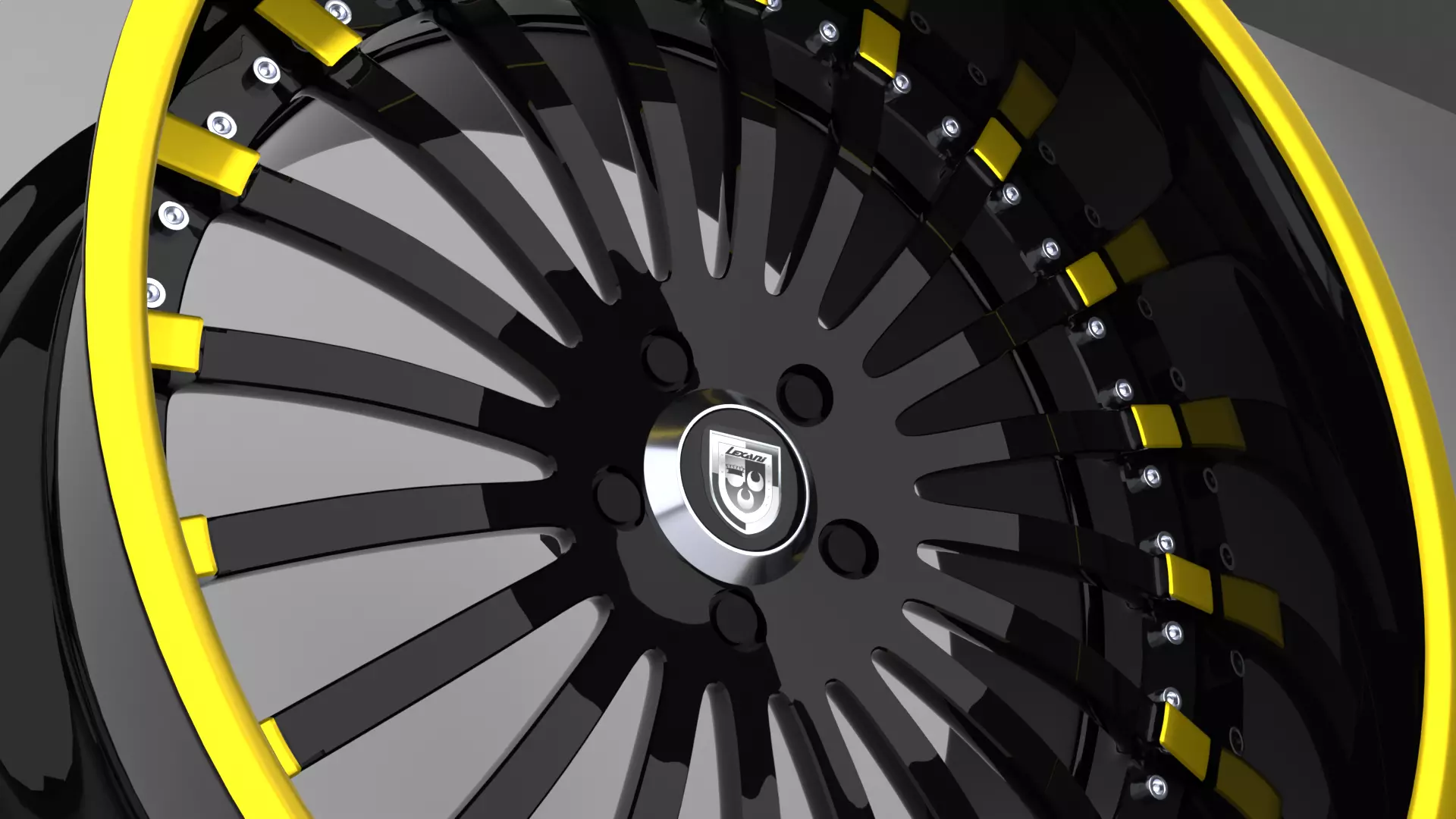 Lexani Forged LF-714 Wheels 3D model_1