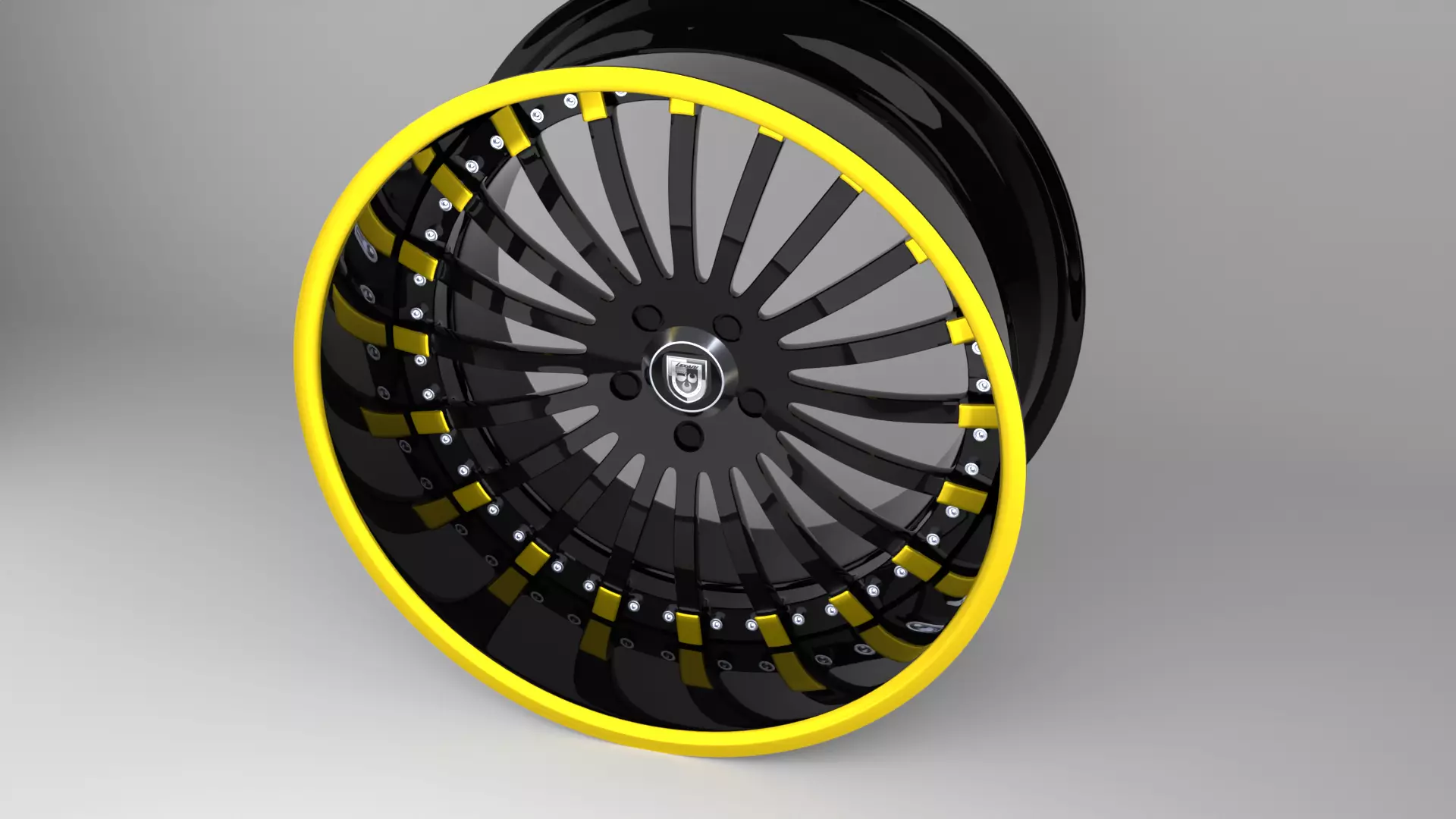 Lexani Forged LF-714 Wheels 3D model_2