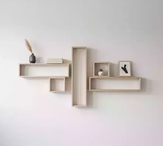 Minimalist Wall Shelf for Industrial Home