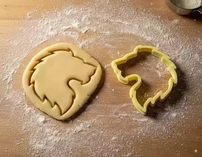 Lion Head Cookie Cutter for 3D Printing
