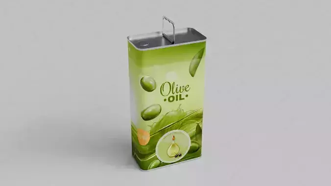 Square Aluminium Oil can tin