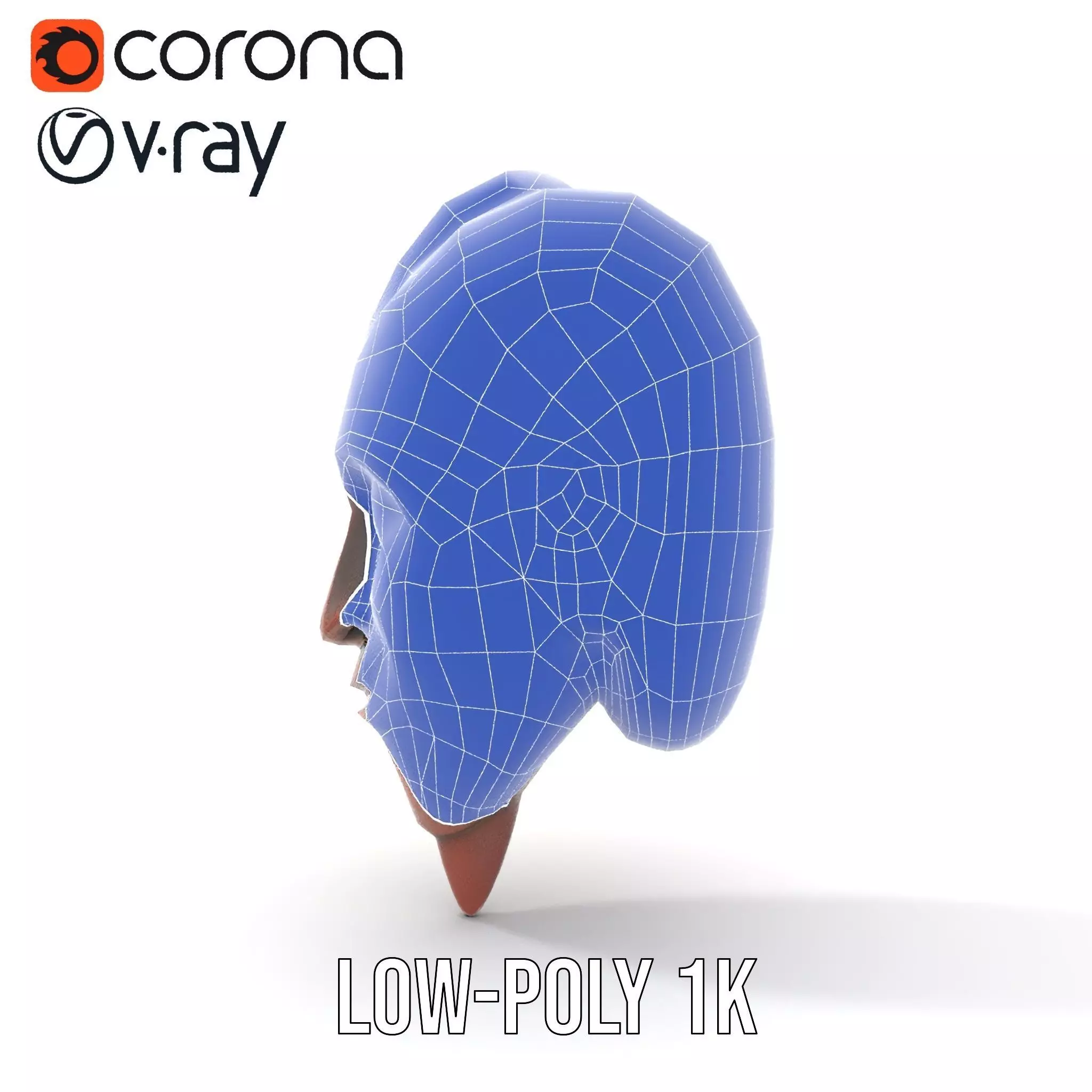 Elegant Tribal Mask model pack Low-poly 3D model_29