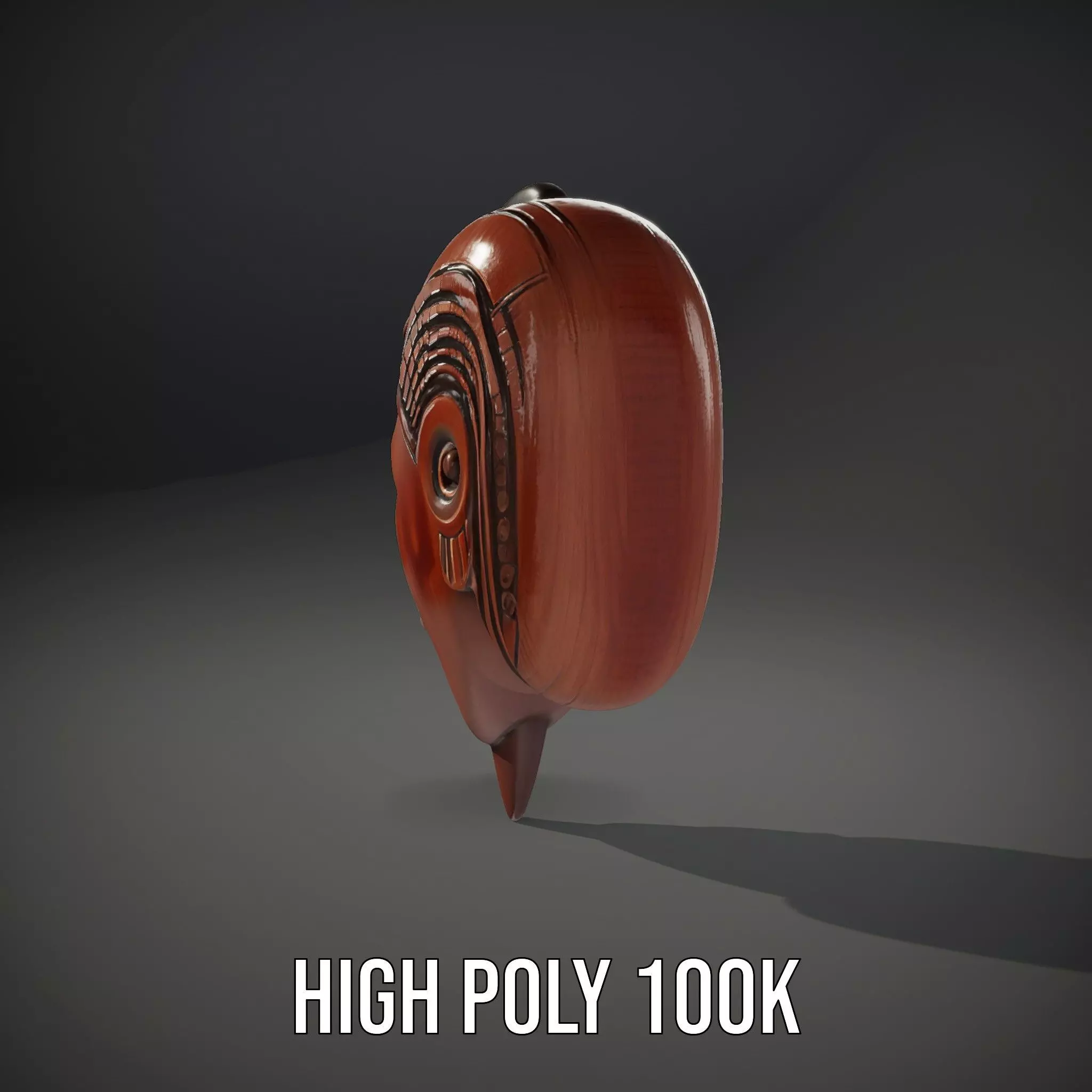 Elegant Tribal Mask model pack Low-poly 3D model_11