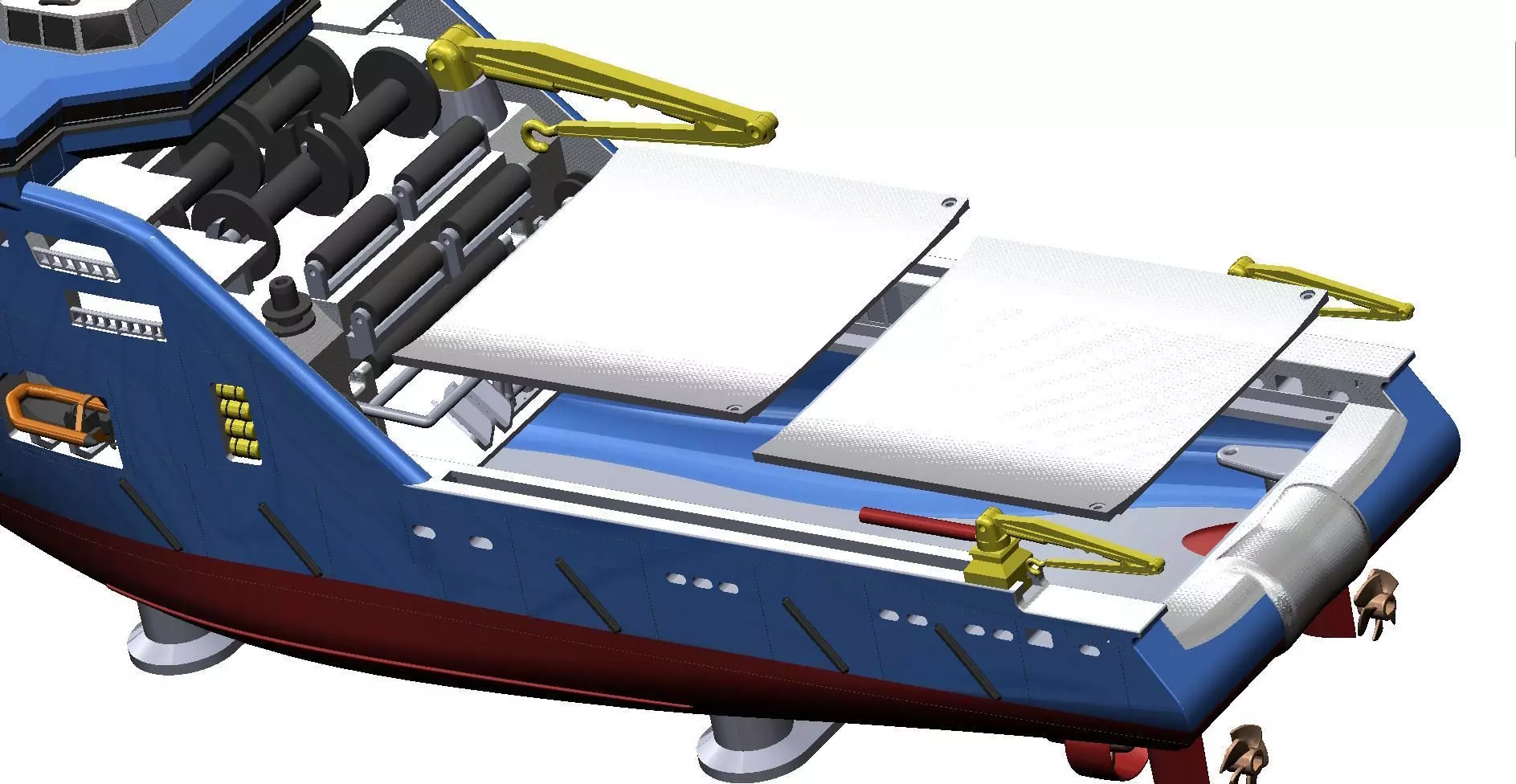 Bourbon and Horizon Arctic Ocean Going Tugs 1m model 3D print model_32