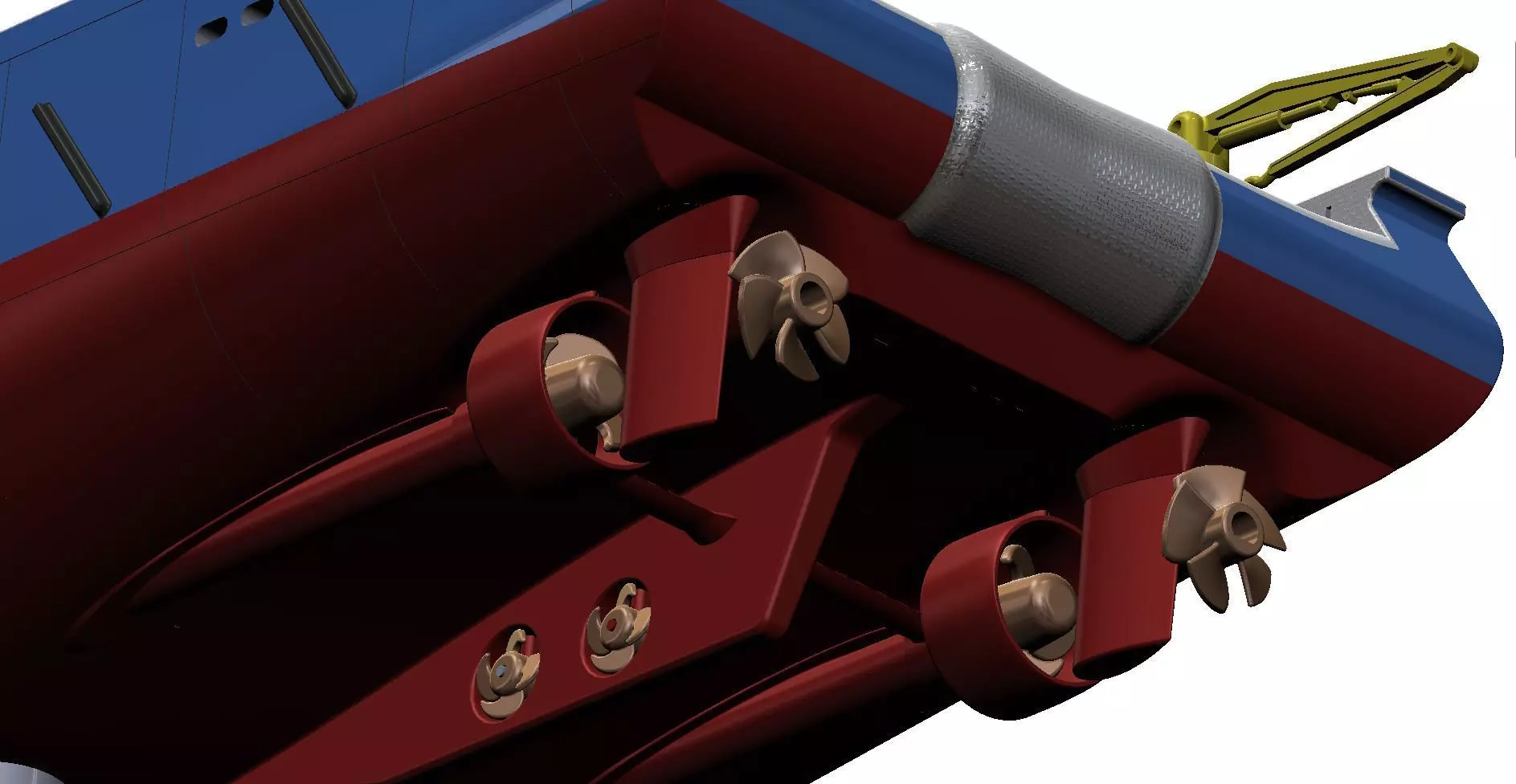 Bourbon and Horizon Arctic Ocean Going Tugs 1m model 3D print model_24