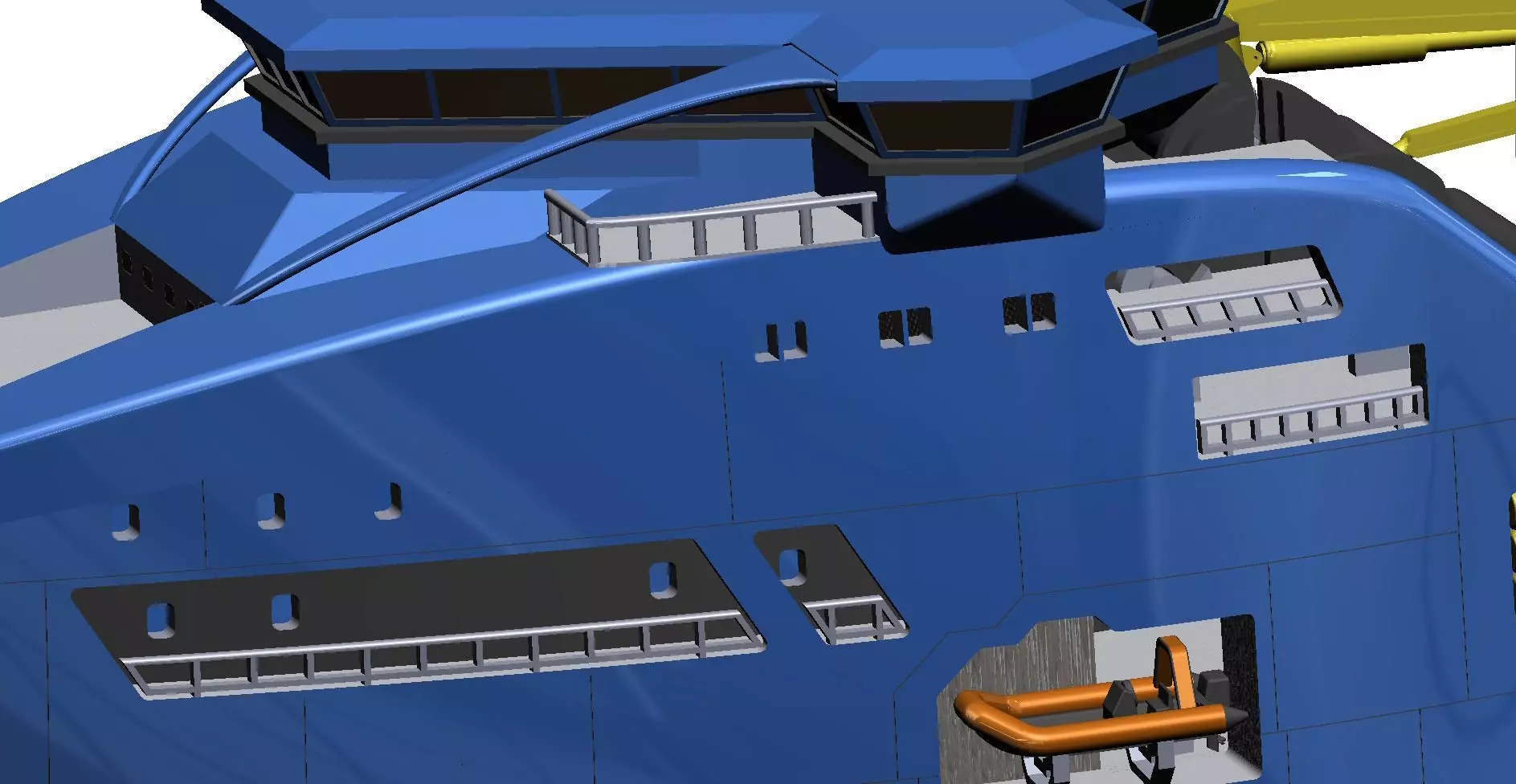 Bourbon and Horizon Arctic Ocean Going Tugs 1m model 3D print model_23