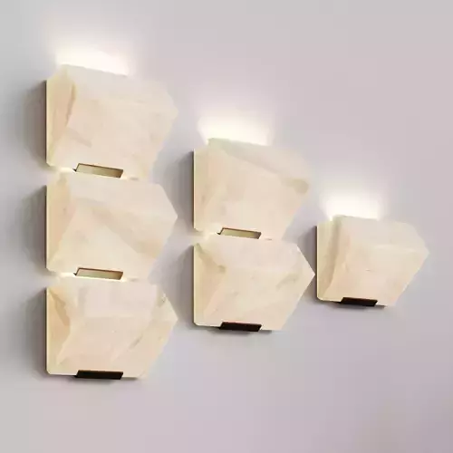 Alabaster Staircase Wall Lamp