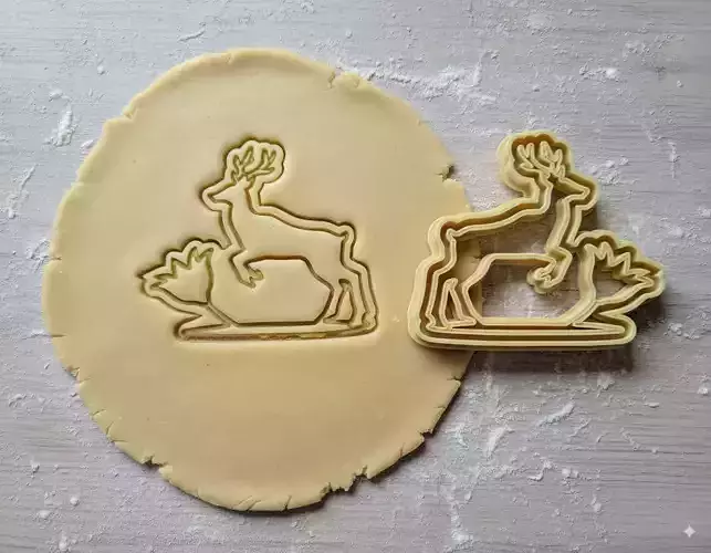 Deer with Fawn Cookie Cutter