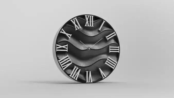 Wall clock 20 cm sea model