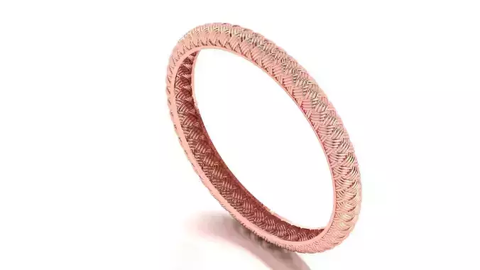 TOP SOLD TEXTURE BANGLE BRACELET 3D MODEL
