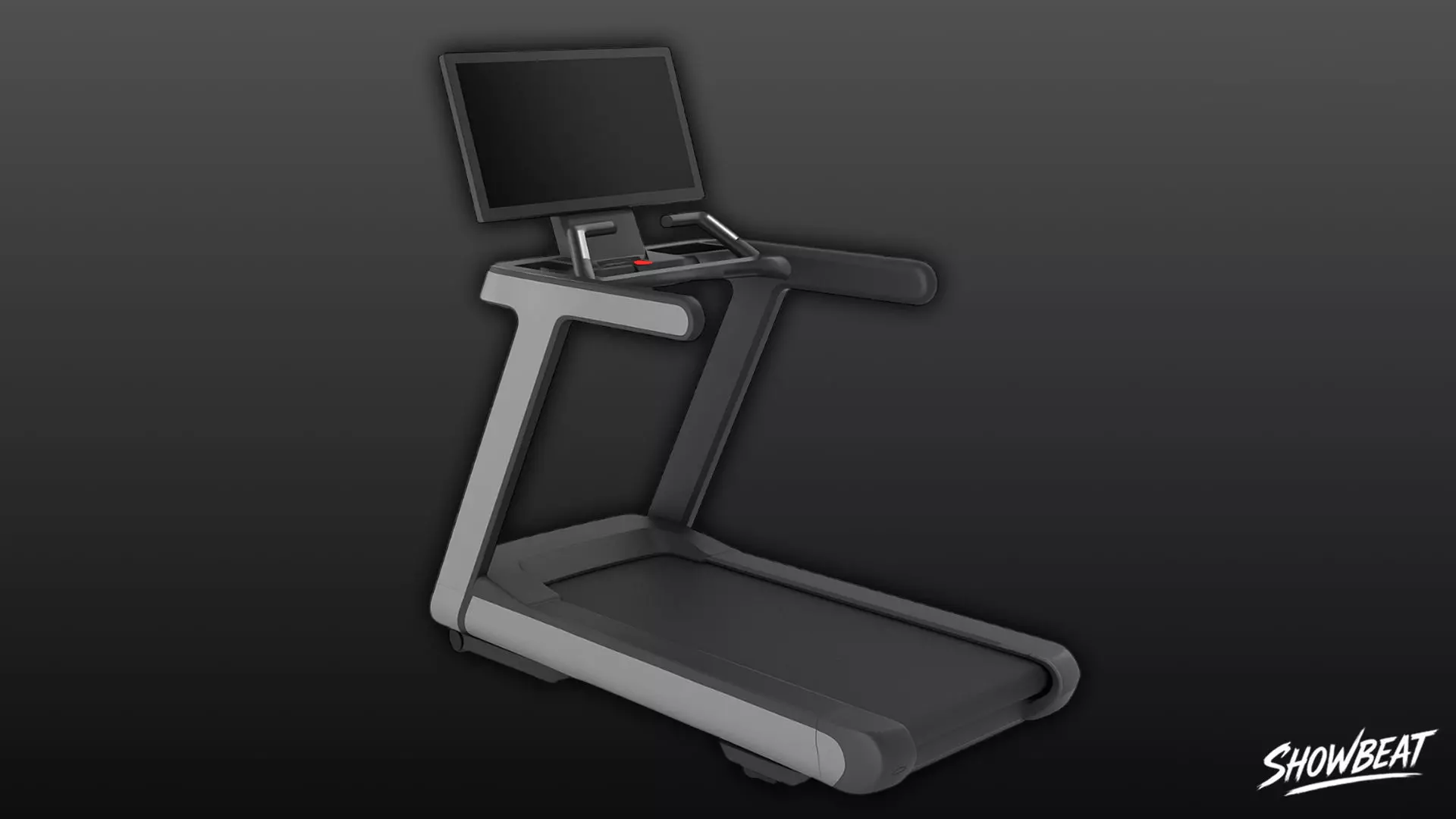 Electric Treadmill Low-poly 3D model