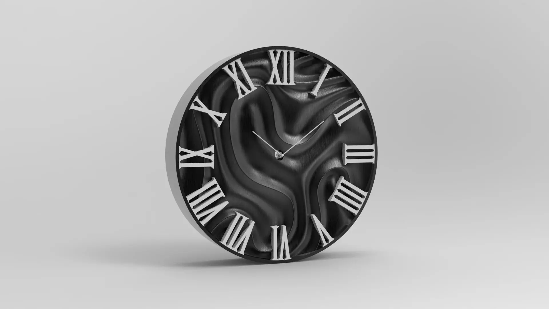 20 cm wall clock vortex model 3D print model_0