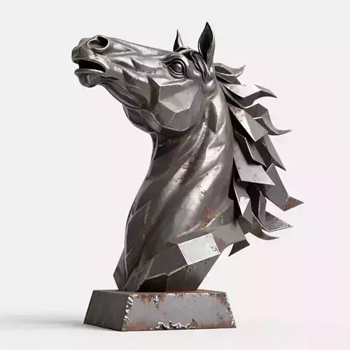 horse head sculpture