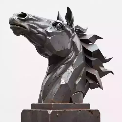 horse head sculpture
