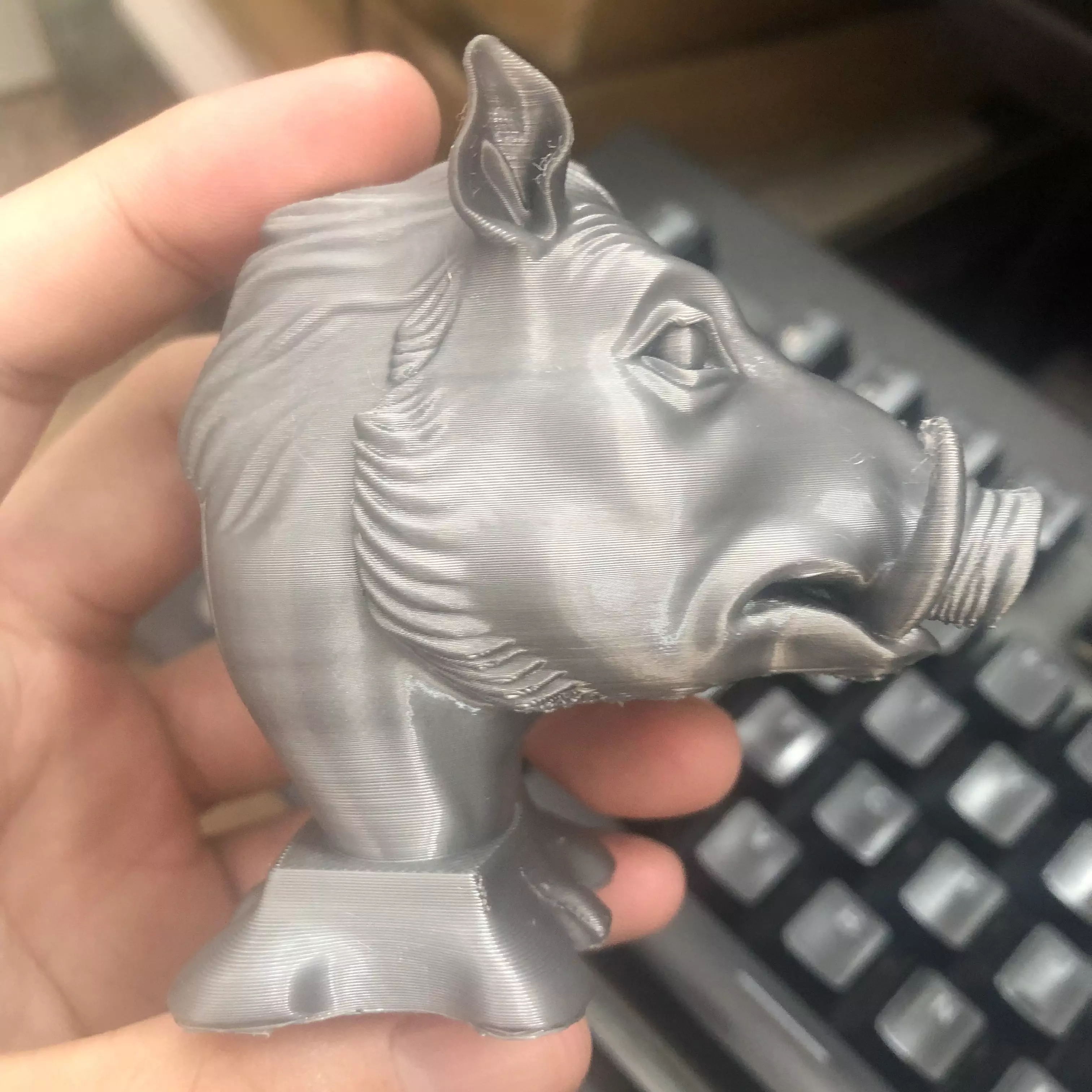 Wild boar 3D print model_3