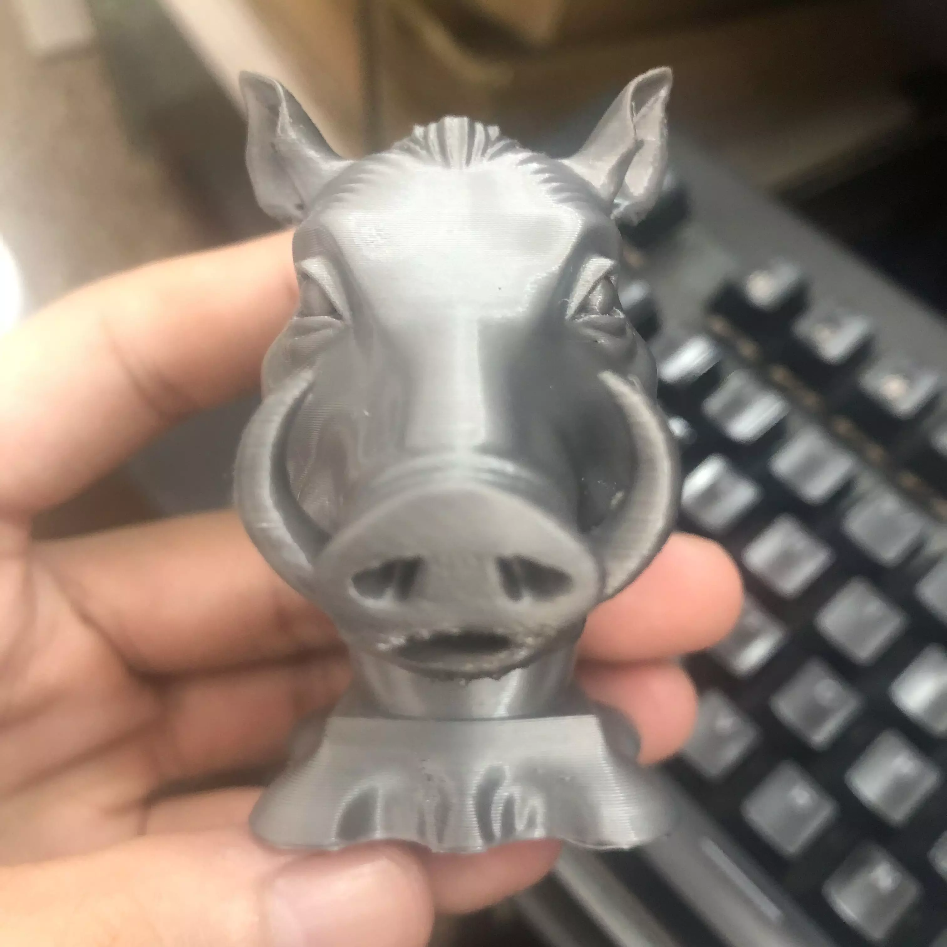Wild boar 3D print model_1