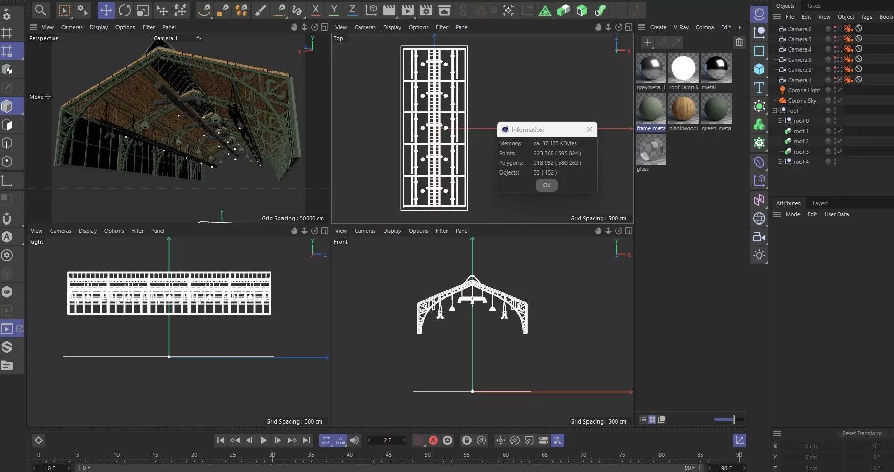 Ceiling Ventilation Pipes 19 3D model_12