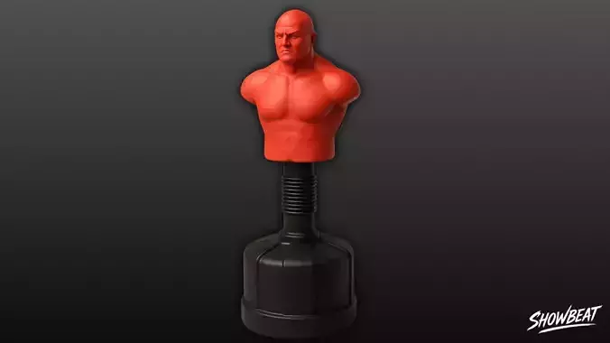 Red Punching Dummy