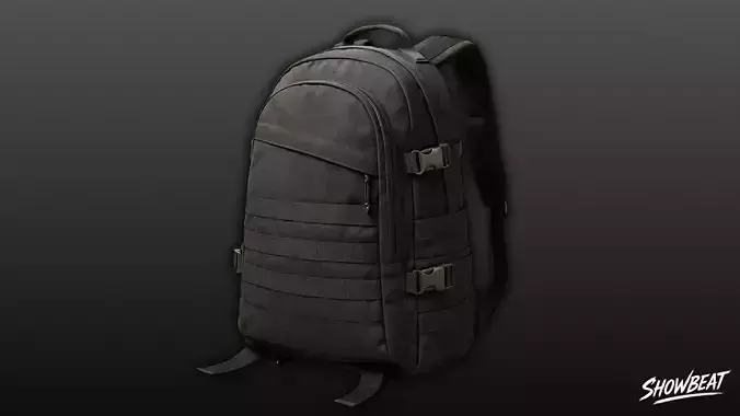 Black Tactical Backpack