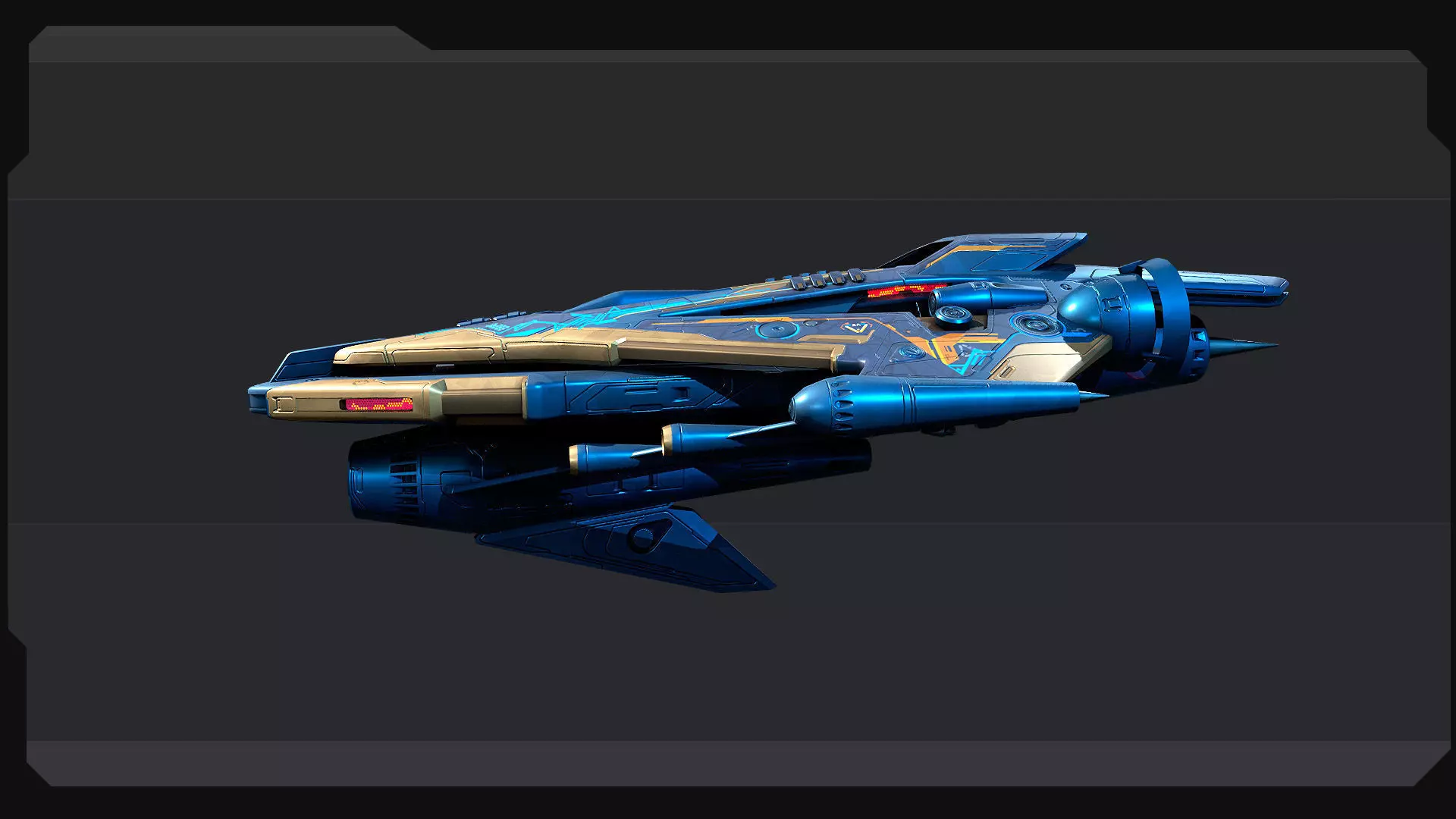 BB2 - GUARDIAN Frigate Low-poly 3D model_6