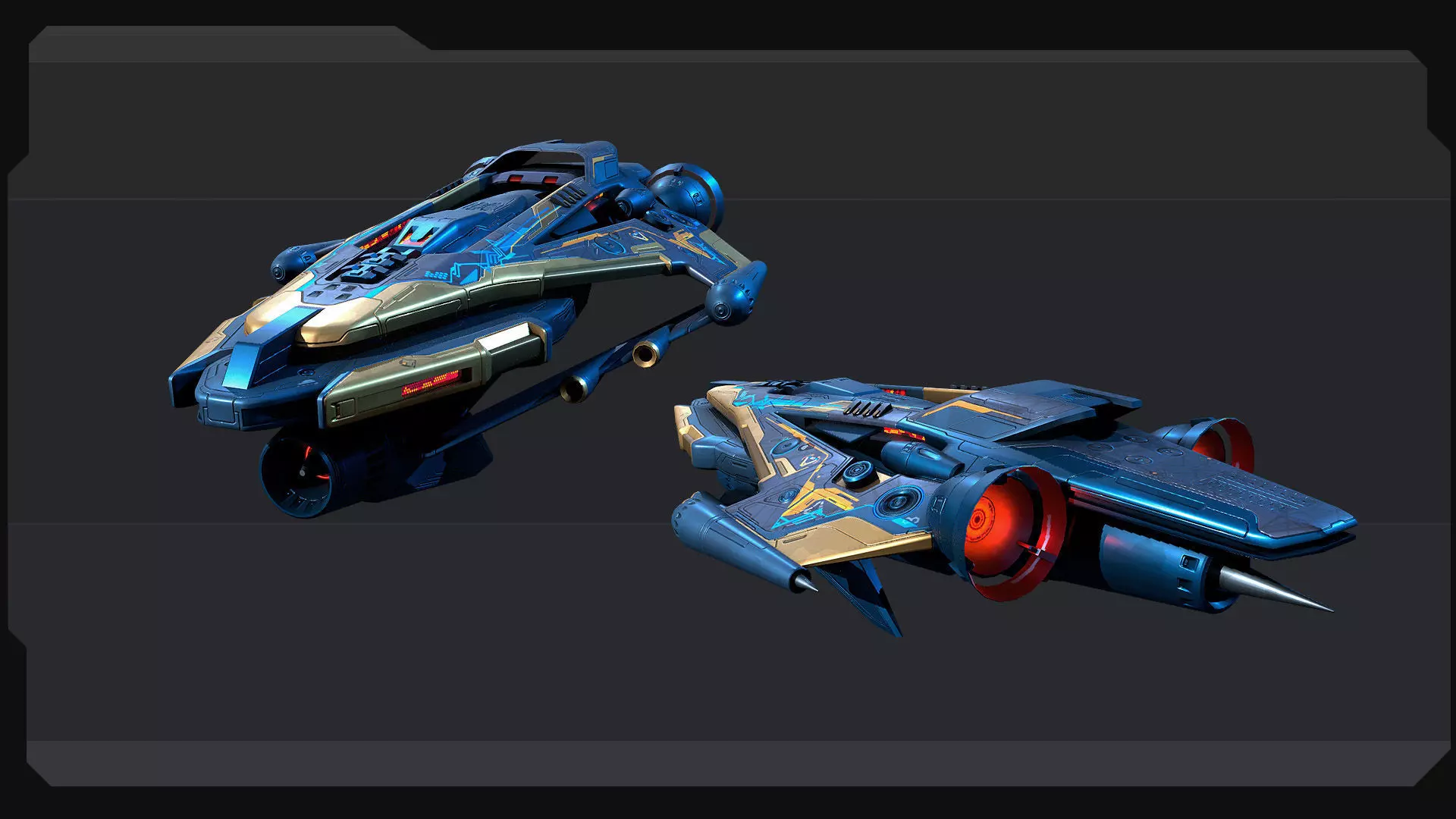 BB2 - GUARDIAN Frigate Low-poly 3D model_4