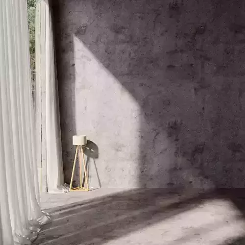 Realistic Cracked Concrete PBR Texture 