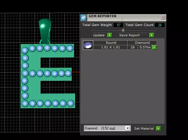 E ALPAHBETS PENDANT   3d printable model  3D print model_5