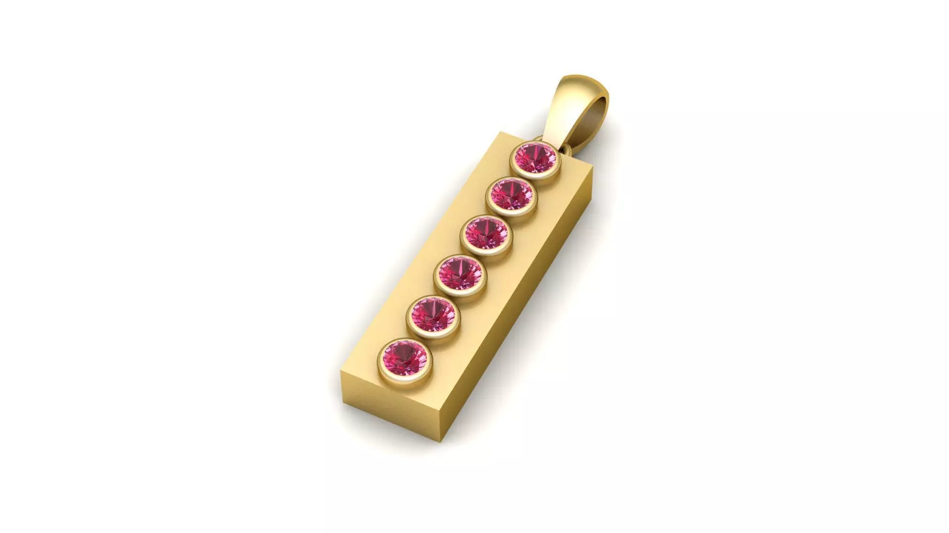 I ALPAHBETS PENDANT   3d printable model  3D print model_1