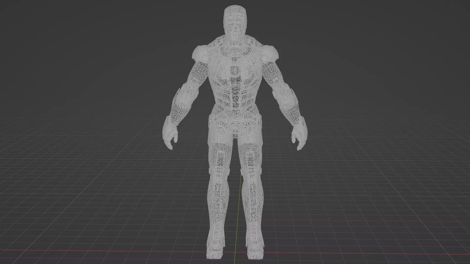 Ironman mark III 3D model_6