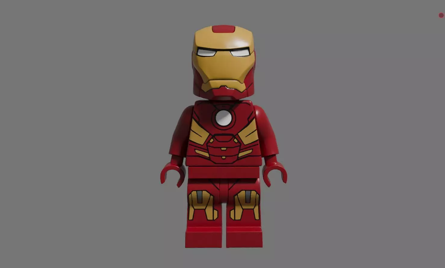 Lego - IronMan - Avengers 3D print model_1