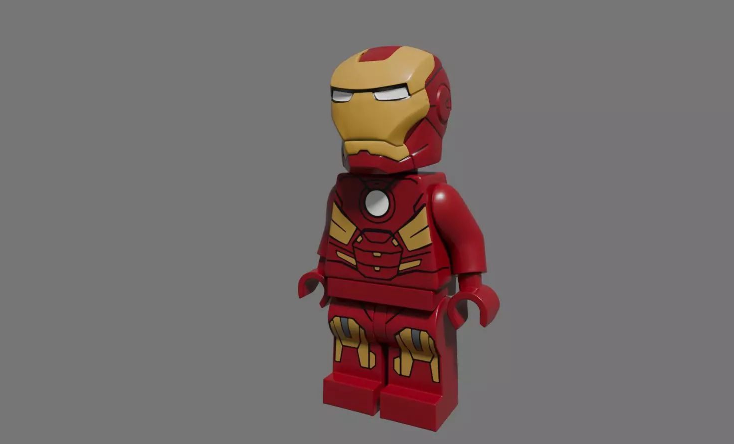 Lego - IronMan - Avengers 3D print model_0