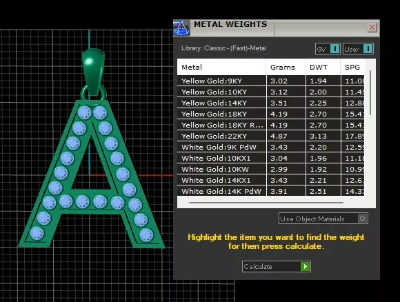 A ALPAHBETS PENDANT 3D PRINTABLE MODEL 3D print model_7