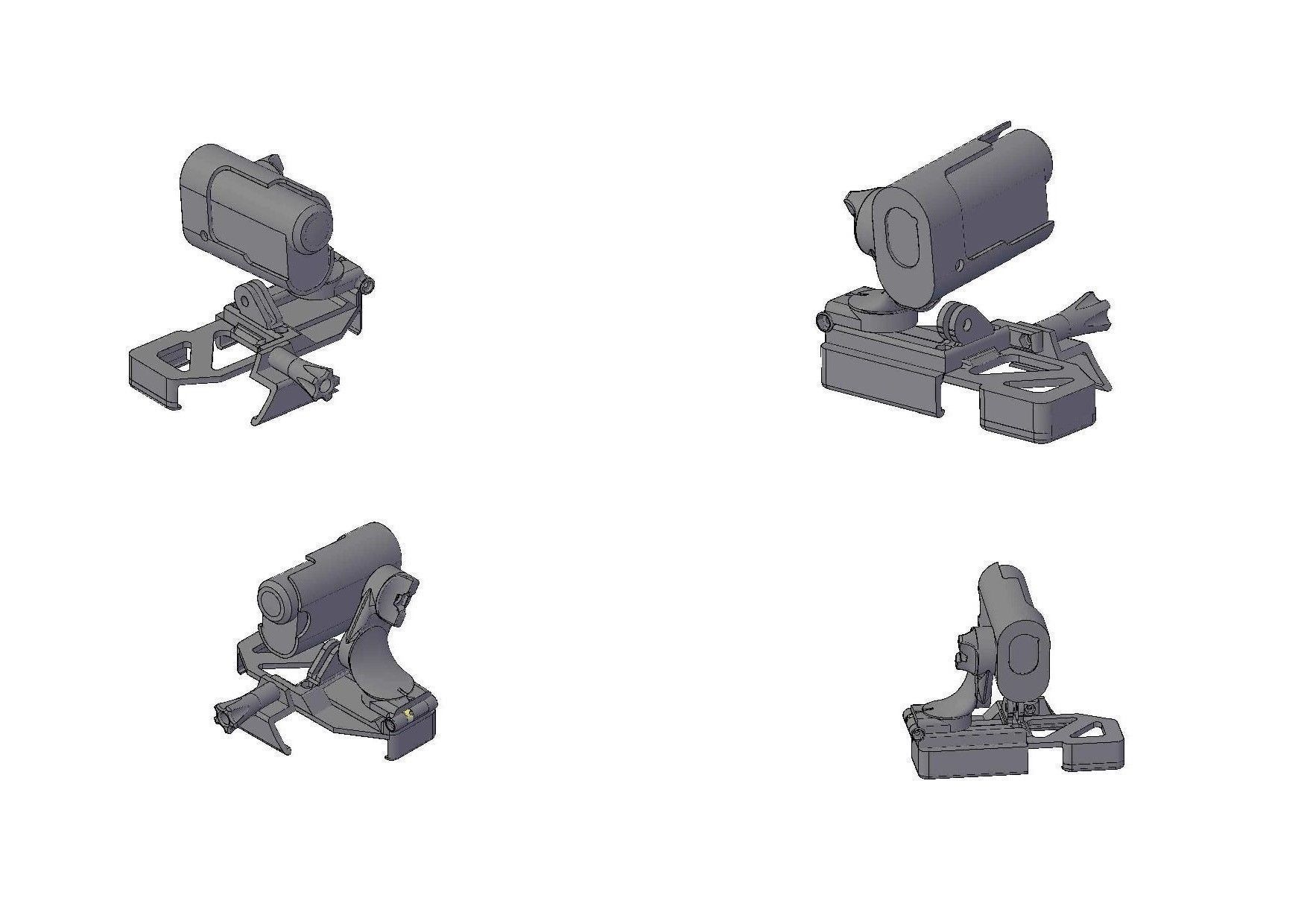 Holder action CAM 3D print model_1