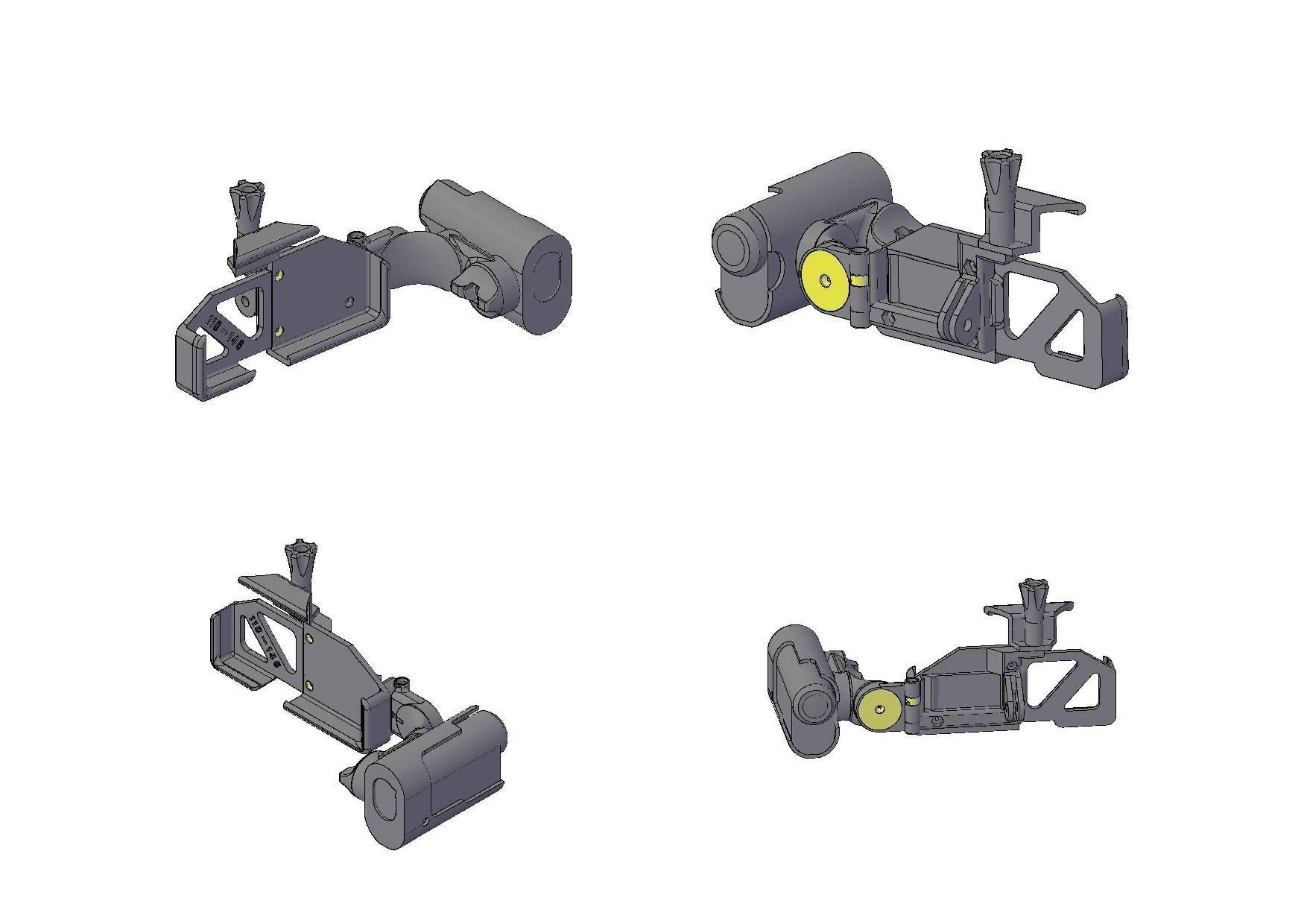 Holder action CAM 3D print model_5