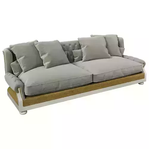 Sofa Dorian Low-poly 3D model