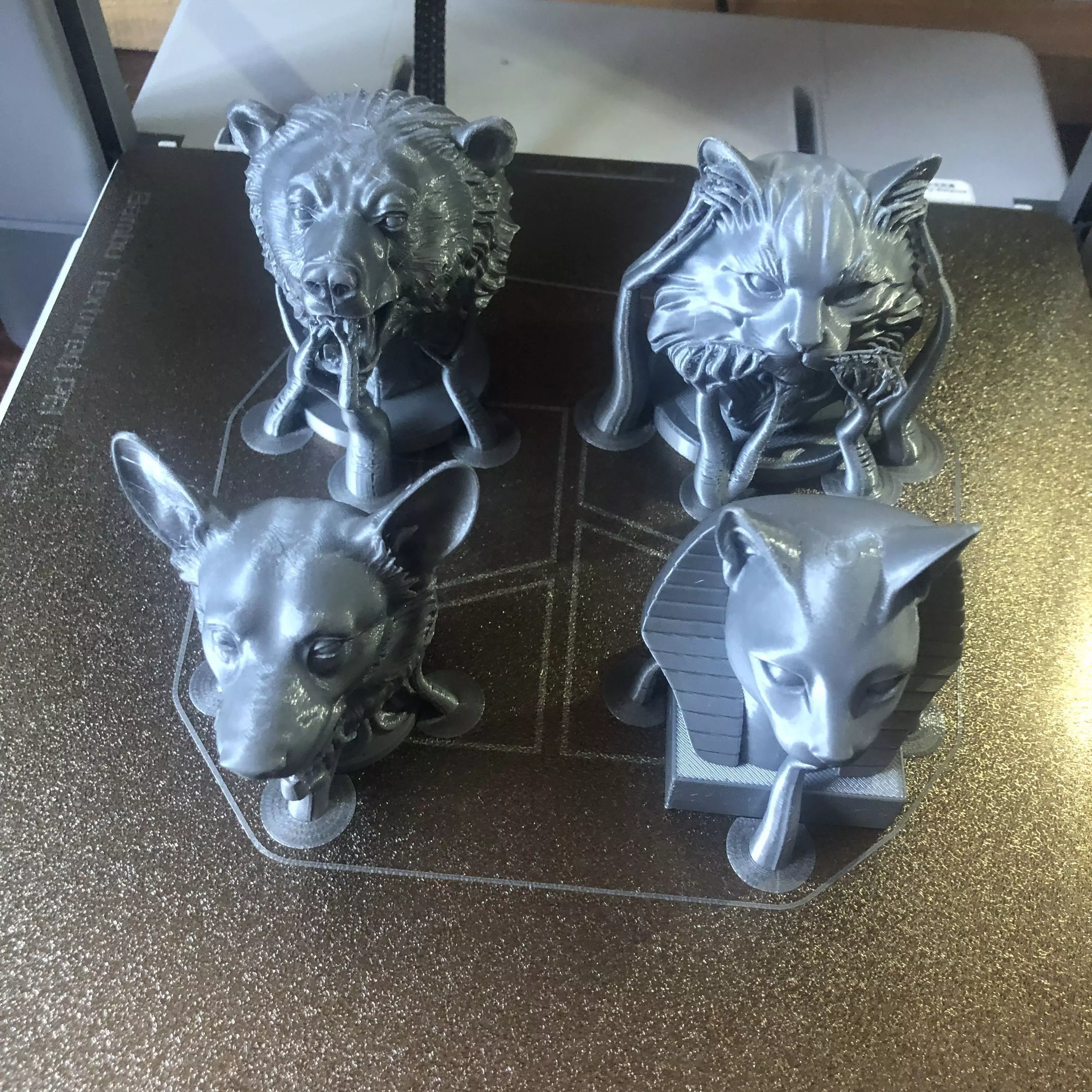 Corgi head sculpture 3D print model_4