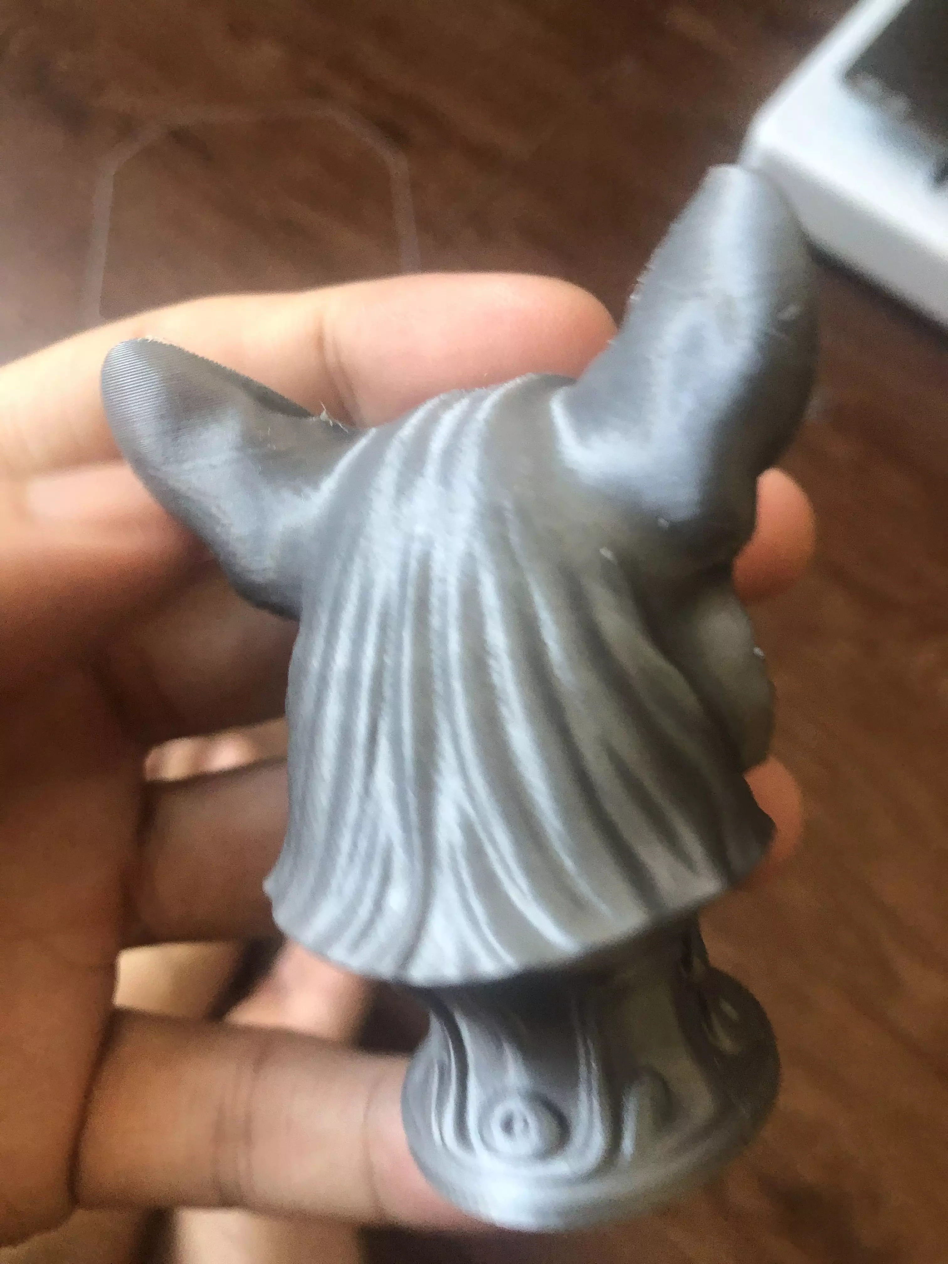 Corgi head sculpture 3D print model_1
