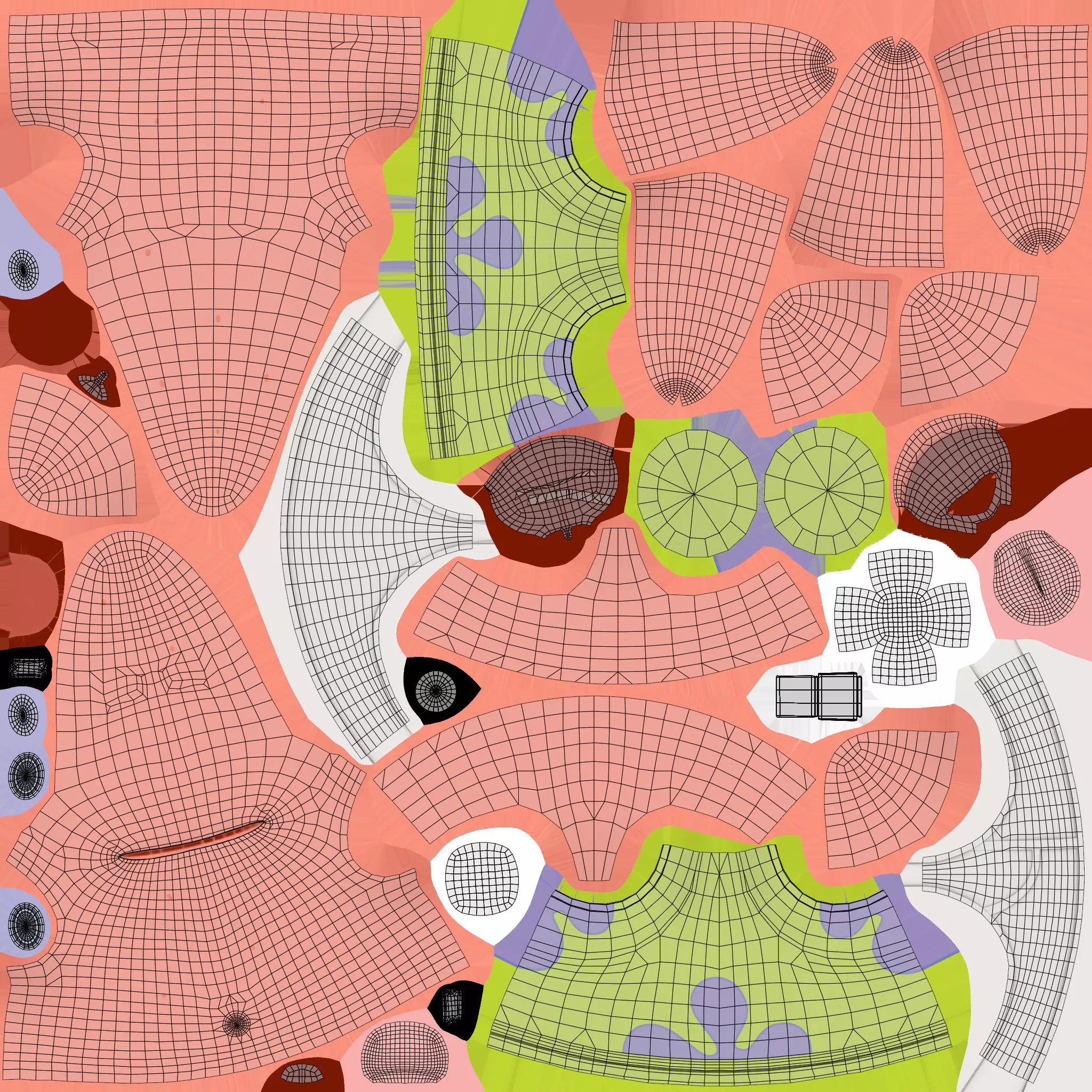 Patrick Star - SpongeBob Low-poly 3D model_8