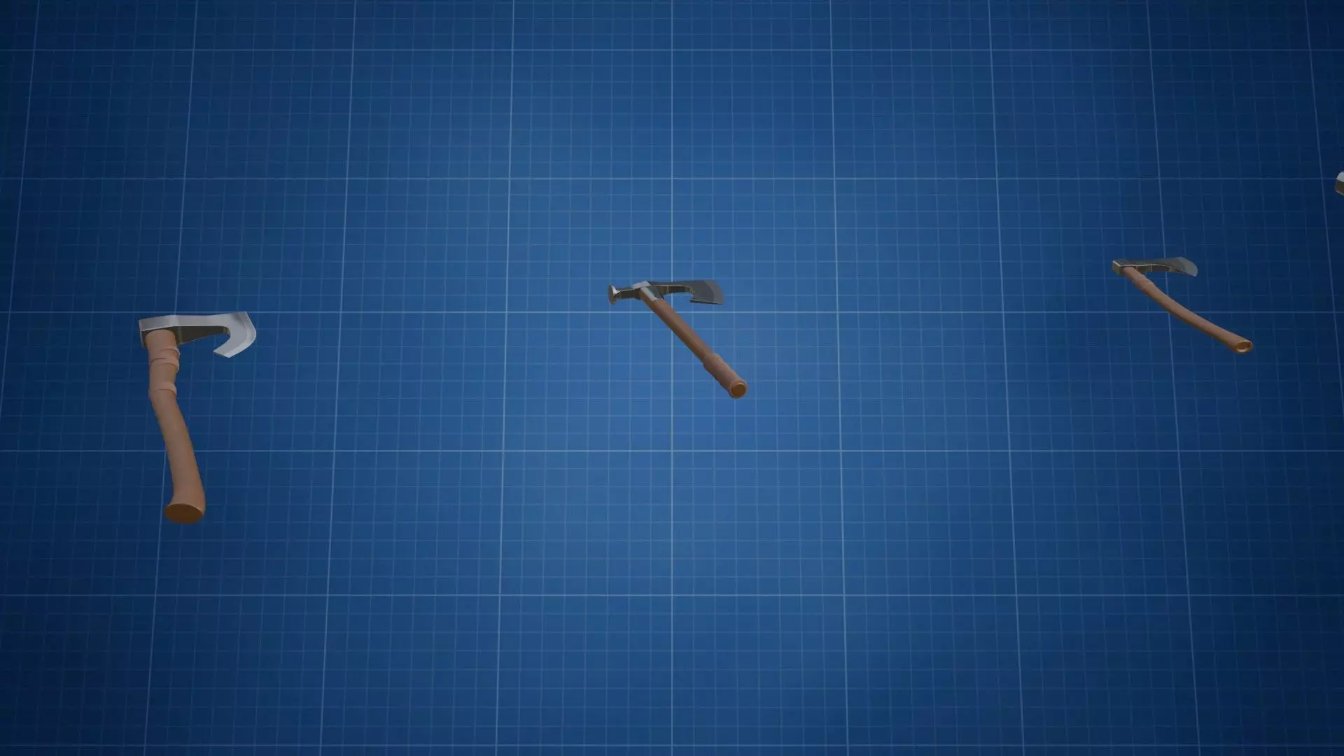 Axe Hammer HP 3D model_5