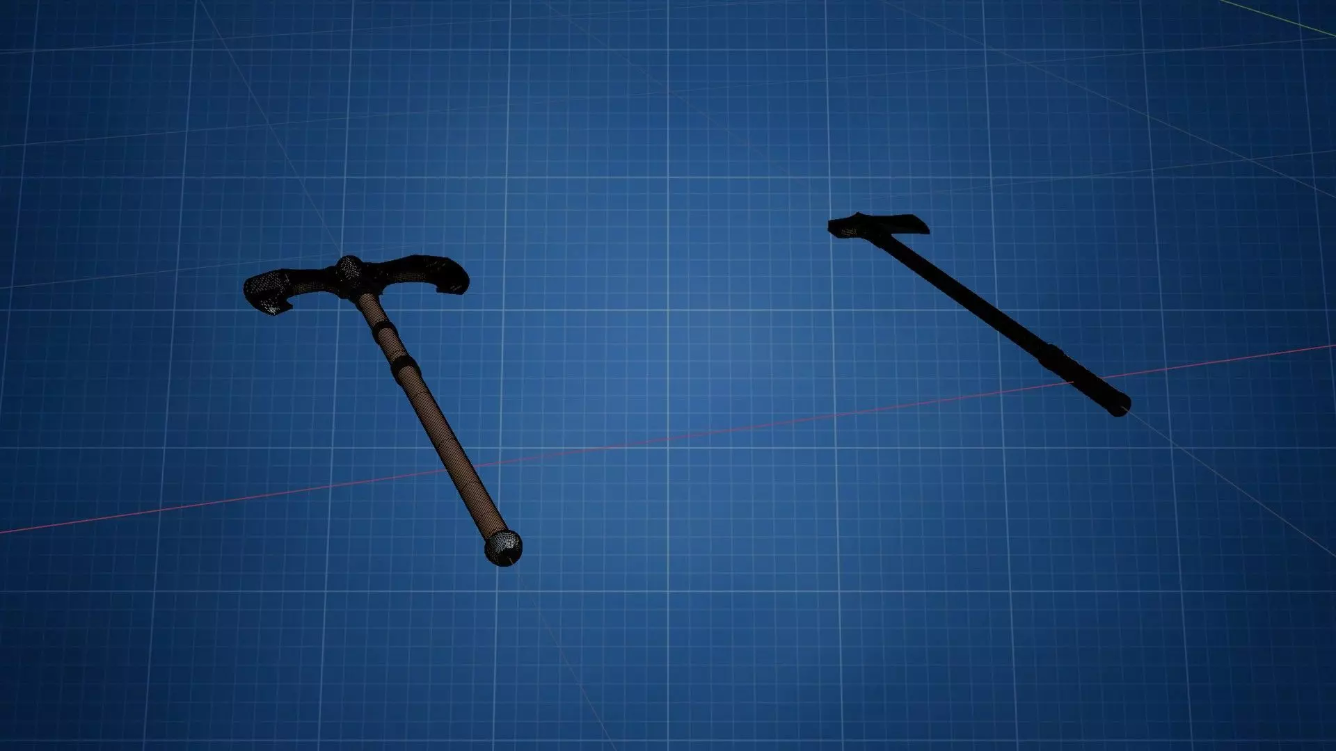 Axe Hammer HP 3D model_4