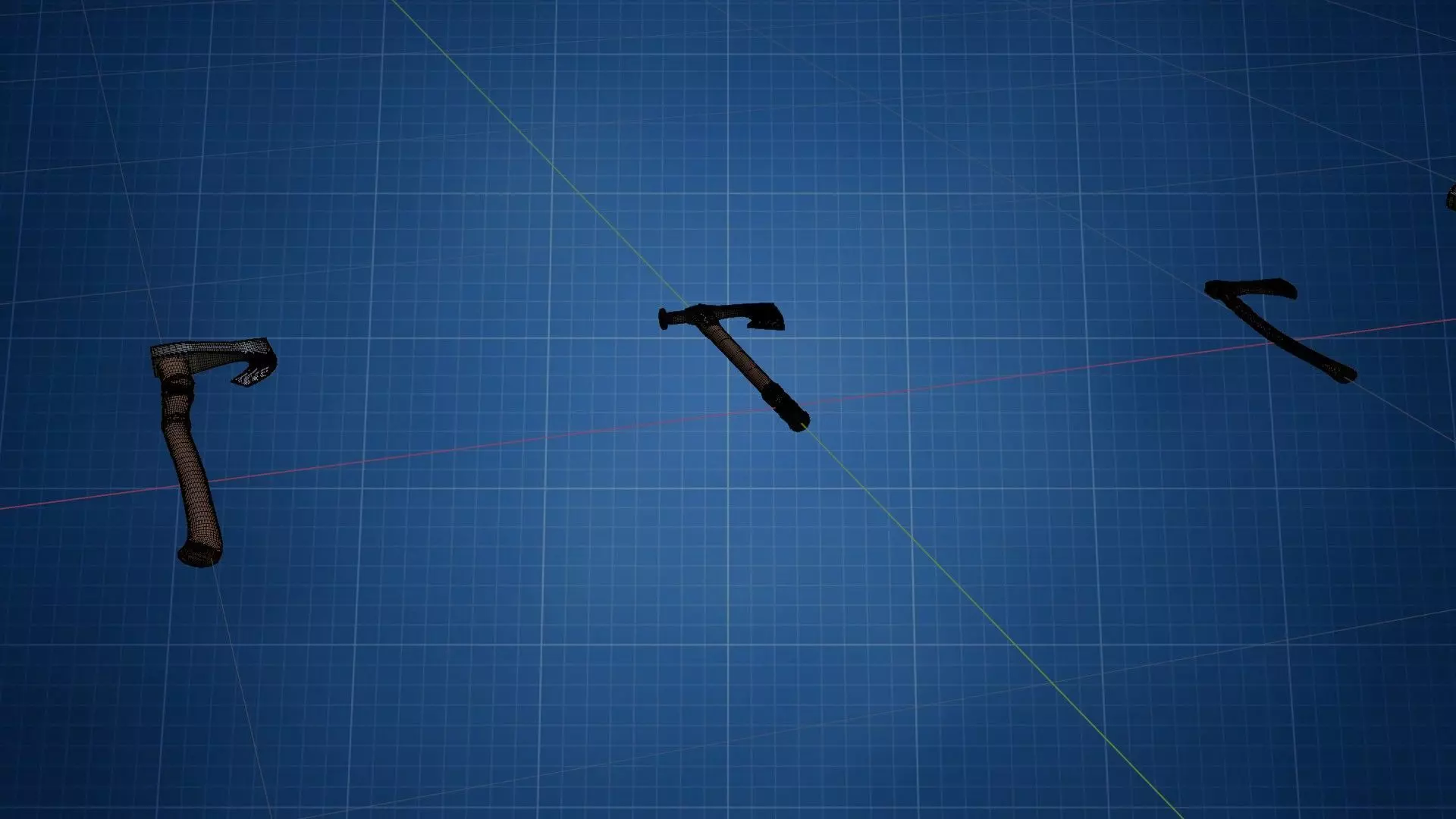 Axe Hammer HP 3D model_6