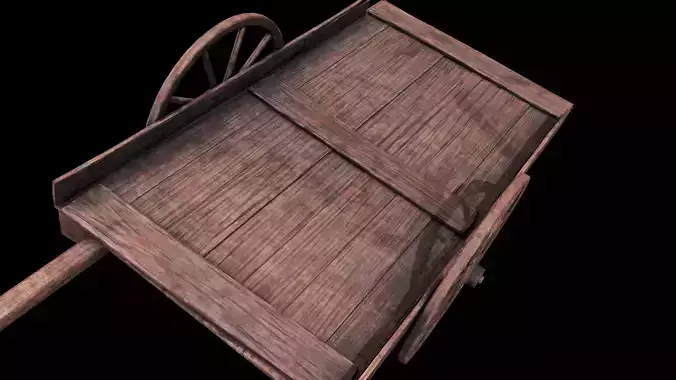 Medieval Wooden Cart