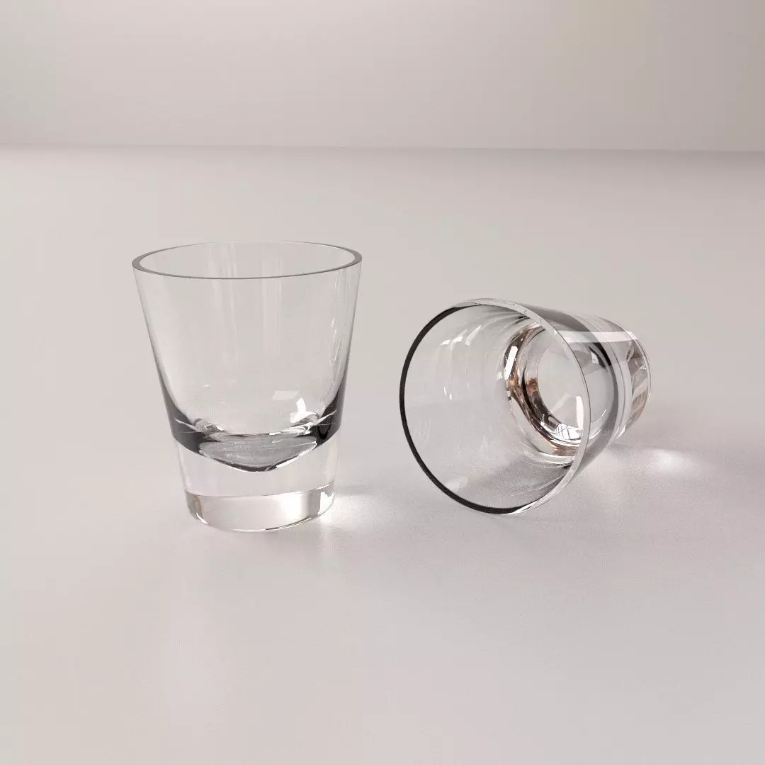 Shot Glass 3D model_0