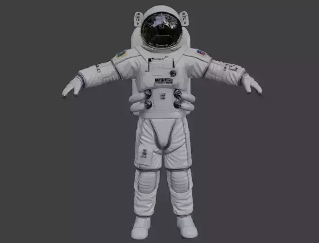 SPACESUIT White ACES 3D model
