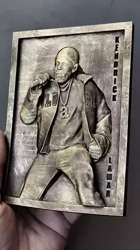 Kendrick Lamar Super Bowl 2025 performance 3D frame