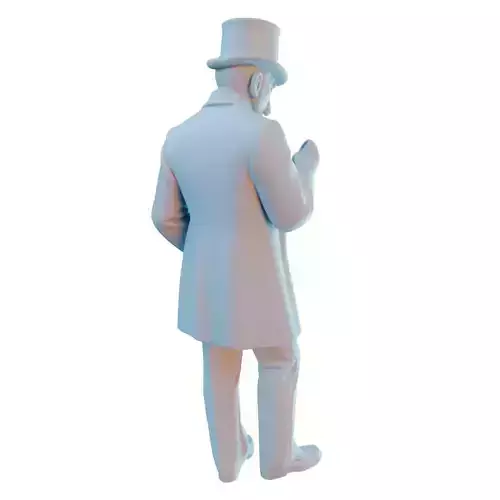 Victorian Man Train Model